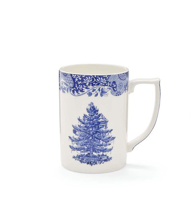 Blue Italian Christmas Tree Mug